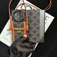 เคสโทรศัพท์ Huawei Mate XT ปกป้องแบบพับได้พร้อมช่องใส่บัตรและหน้าจอแบบสัมผัสได้ระดับไฮเอนด์สำหรับผู้