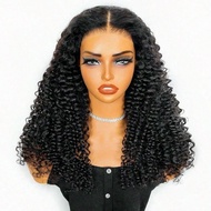 6x4 วิก closure ผมแท้ลอนหยิก ไม่ต้องใช้กาว ฟอกสีและแต่งตกแต่งมาก่อน ผ้าลูกไม้ละลายได้ โดย 9AM HAIR