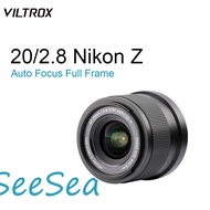 Viltrox 20mm f2.8 Auto Focus Full Frame Ultra Wide Angle Lens for Nikon Z Mount Cameras Z6 Z7 Z50 ZF