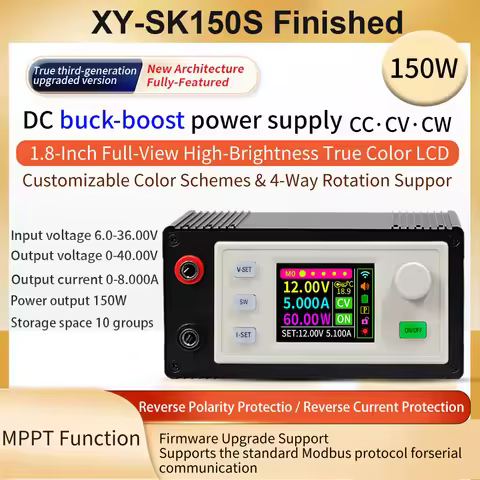 SK150S DC Buck Boost Converter 150W CNC Adjustable Regulated Laboratory Power Solar Charging Solar M