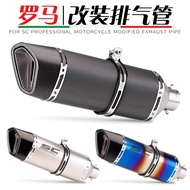 ✥▬∋Motorcycle exhaust pipe modified NINJA400 Spring Breeze 250NK Excelle 321 SC Rome straight-out ex