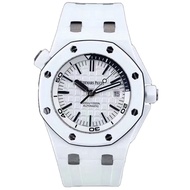 Audemars Piguet/Royal Oak Offshore15707Rare White Ceramic Material  Men's Automatic Machinery 42Millimeter Caliber Single Table