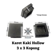 Karet Tutup Kaki Meja Kursi Rak Besi Hollow 3x3 Kopong Hollo