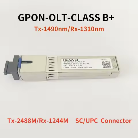 SFP GPON OLT Optical Module CLASS B+ SC Port 20km PON Transceiver Tx1490nm/Rx1310nm For Huawei GPON 