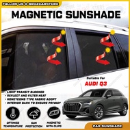 For Audi Q3 OEM Magnetic Sunshade UV Proof Magnet Sunshade Clip Sun Shield Perlindung Matahari Keret