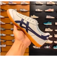 ONITSUKA CREAM NAVY GUM SHOES..