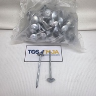 3" inch 900GRAM Zinc Nails | Umbrella Nails Asbestos Nails 7cm Roofing Nails | Thread Pines Nails