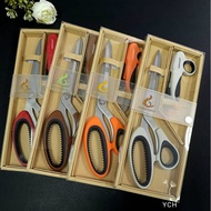 [1 Set/ 2 in 1box] Gunting Tailor/ Gunting Kain Jahit/ Gunting Benang/ Tailoring Scissors/ Yarn Scis