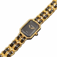 CHANEL 香奈兒 H0001 Premiere M 方糖 石英錶 黑金