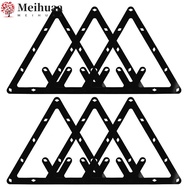 MEIHUAA 6pcs Billiard Ball Rack, Film Combo Pack Ball Rack Holder, Billiards Accessories Sheet Trian