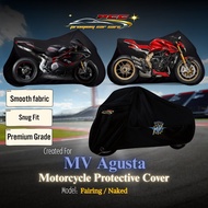 MV AGUSTA FAIRING / NAKED Superbike Motorcycle Cover Logo Printed Anti-Scratch Stretchable For MV AG