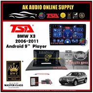 [ MTK 2+32GB ] TSA BMW X3 2006 - 2011 Android 9'' inch Car player Monitor
