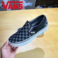 Vans Slip on/Old Skool shoes Kasut Vans lelaki canvas shoe Black school shoes Sepatu sekolah hitam