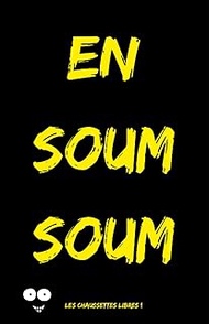 Carnet de notes souple, journal intime, recueil de pensées 100 pages, EN SOUM SOUM, noir et jaune: C