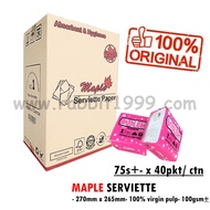 MAPLE SERVIETTE - alisa napkin / tissue napkin / dinner napkin / serviette tissue / serviette / tisu