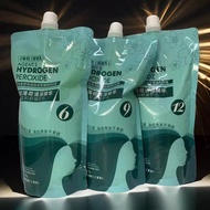 Kasilan Agent Hydrogen peroxide 930ml卡丝蓝薄荷清凉双氧乳3％6％9％12％/染膏染发剂专用双氧水过氧化氢度显色剂小双氧清香/Emulsi hidrogen per
