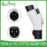 J1772 EVs Adapter For Tesla Model 3 Y X S to J1772 Adapter Charger Max 48A 250V
