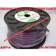 1 METER~ 4GA POWER AMPLIFIER PURPLE CABLE Wire 2GA 4GA 100% Full Copper OFC Cable 1 Meter
