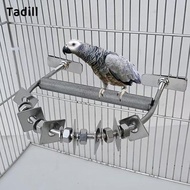 [dksqer] Bird Cage Perch Bird Perch for Cage Moluccan Adjustable Trimming Beak Nails