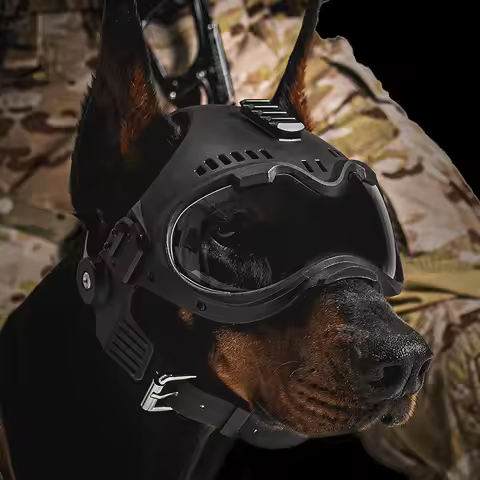 Tactical Dog Training K9 Helmet Military Hunting Large Dog Patrol Dogs Sheepdog Pet Motorcycle Prote