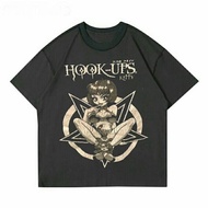 Kaos hook-ups|oversized t-shirt|kaos anime|vintage tee|atasan|baju