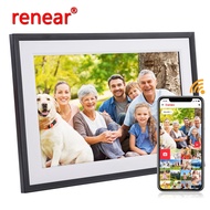 10.1-Inch Digital Photo Frame WiFi Photo Album HD IPS 1280*800 Smart Photo Frame Touch Screen Smart Cloud Electronic Photo Album With 32G Storage Space