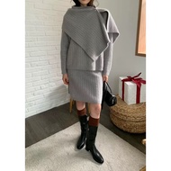 DPS Genuine Korean Dongdaemun Korea Daigou Angola Twist Skirt+Angola Skirt coco m.moi Wool