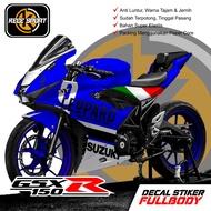 Terbaru Decal Gsx R150 Full Body Sticker Gsx R150 Full Body Decal Gsx 150 Full Body Striping Gsx R15