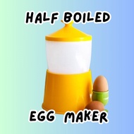 Half Boiled Egg Maker | Bekas Telur Separuh Masak Mudah | Alat Masak Telur Tanpa Elektrik | Egg Cook
