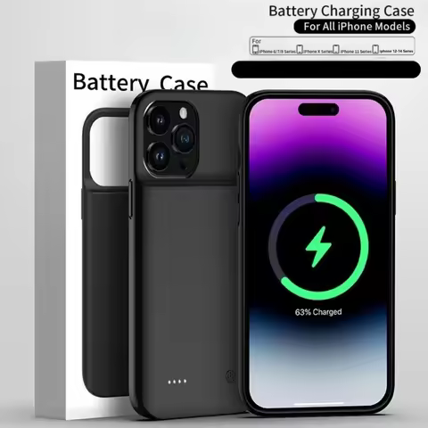 For iphone 14 Pro Max Battery Case For iphone 12 11 Pro Max Smart Power Bank Charger Cover for iPhon