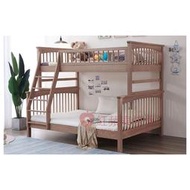 [紅蘋果傢俱] 實木家具 梣木系列 SMK-W81 兒童雙層床(可分子母床)床架 床 實木床架 全實木 臥房