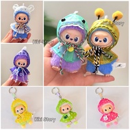 4.0 Mini labubu Doll Clothes Frog Raincoat Rain boots V4 10CM  LABUBU Doll Accessories