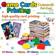 Custom Game Cards Custom Card Printing Anime & Cartoon Card Printing  Custom Board Game Design card 