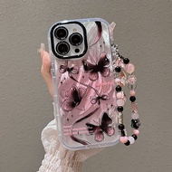 Flying Butterfly Chain Suitable for OPPOFindX8Pro Phone Case X6/X5 Airbag X7Ultra Protective Case K1