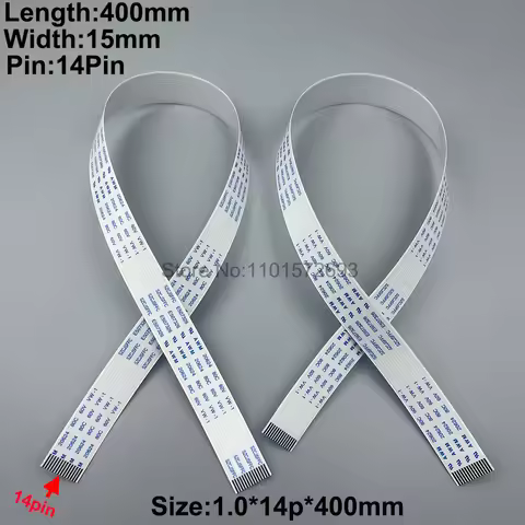20PCS Inkjet Printer 14pins Data Cable I3200 Print head For Epson 4720 I3200 Printhead FFC Flat Cabl