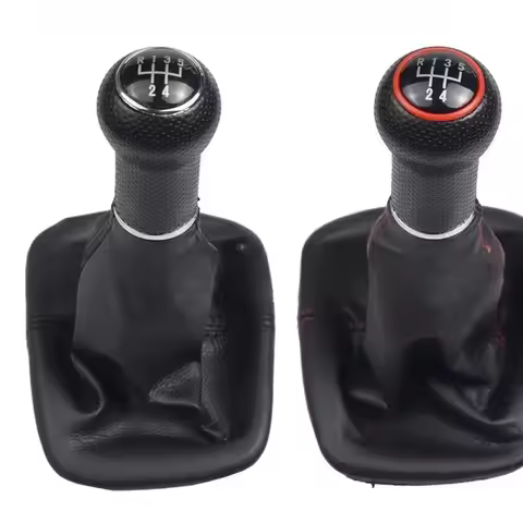 5 Speed Manual Transmission MT Gear Shift Knob Gaiter Handle for Golf 2 3 4 Cabrio Polo 6N Passat 35