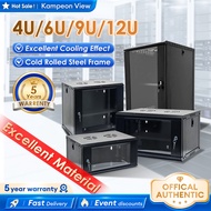 Network Cabinet Server Rack 4U/6U/9U/12U/18U/22U Wall Mount Sever Box (For CCTV DVR Internet Switch)
