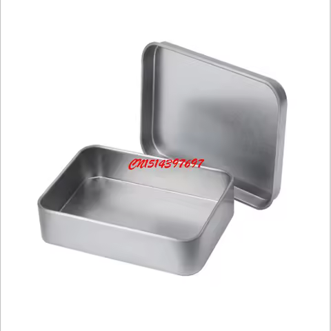 88mm*60mm*18m Size Plain Silver Color Slide Top Tin Box Rectangle Candy USB Box Case Storage Box Sun