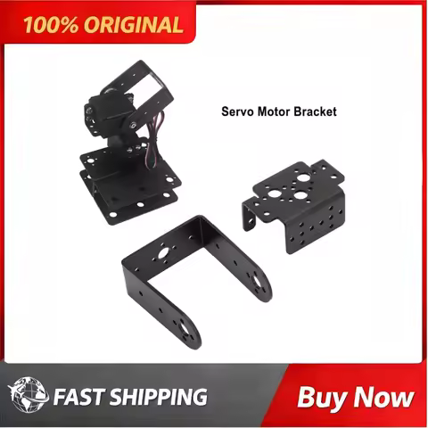 MG995 MG996R Servo Motor Bracket Metal Pan Tilt Mechanical Arm Parts DIY Robot Manipulator Accessori