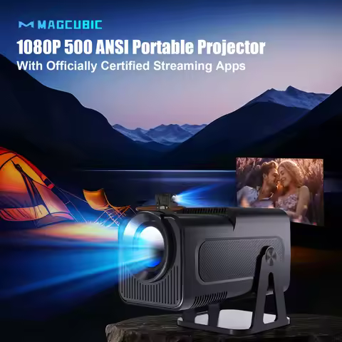 Magcubic HY320 NTV Netflix Officially Licensed Android 13 Projector with 1080P 500ANSI Prime Video Y