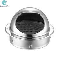 【Focuslife】Stainless Steel Vent Cap for Tumble Dryer Vents and Bathroom Ventilation Systems