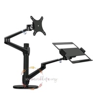 Ergonomic Dual Monitor Arm/Laptop Arm/Monitor Stand Height Adjustable&7inch Laptop