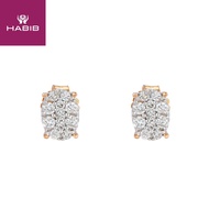 HABIB Diamond Earring in 375/9K Rose Gold Earring 457020622(RG)