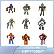 Mega ConstruSE Blocks HALOINFINTE Halos Heroes Action Figures 5.5ซม. เกราะที่ถอดออกได้ในสต็อก N