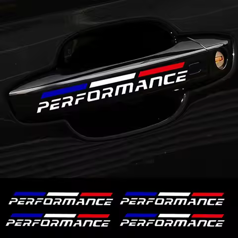 4Pcs Car Door Handle Sticker For Citroen DS SPIRIT DS3 DS4S DS5 5LS DS6 DS7 C4 C3 C5 C1 C2 Berlingo 