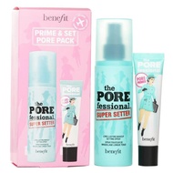 Benefit Prime & Set Pore Pack: The Porefessional Smoothing Face Primer + Super Setter Long Lasting M