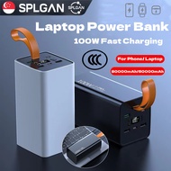 100W Fast Charging Laptop Power Bank 80000mah Large Capacity 3USB 2Type-c Multifunctional Powerbank 