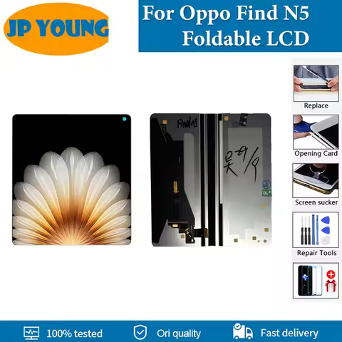 Original AMOLED Oppo Find N5 Original 8.12" AMOLED For Oppo Find N5 Foldable LCD Touch Panel Digitiz