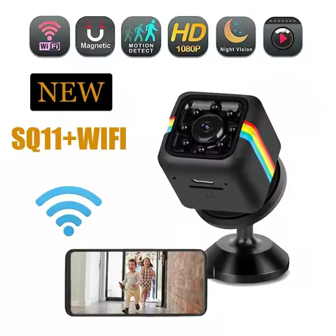 JOZUZE SQ11 1080P HD Mini Wifi Camera Baby Monitor Security Surveillance Camera Night Vision Camcord
