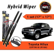 Hybrid Wiper Toyota Hilux LN106 LN166 17"+17" (1set)